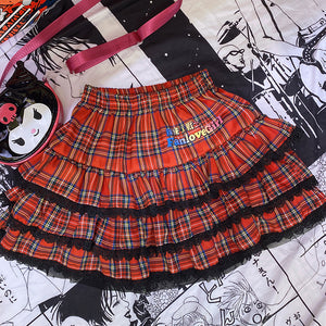 Harajuku Fashion Hot Girl Sexy Style Plaid Skirt