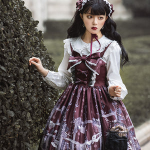 Daily Vintage Slim Lolita Sleeveless Dress