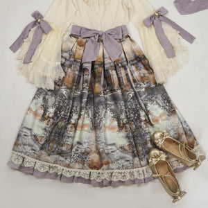 Spring Autumn Elegant Lolita Long Skirt