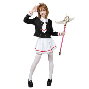 Cardcaptor Sakura Clear Card Kinomoto Uniform Cosplay Costume Mp003941 Xs Costumes