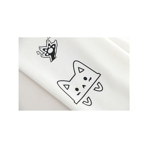 Cat Bow-Knot Long Sleeves Sweatshirt J10020