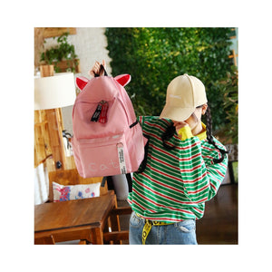 Cat Ears Canvas Backpack