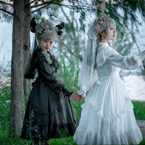 French Style Elegant and Vintage Lolita Long Sleeve Dress
