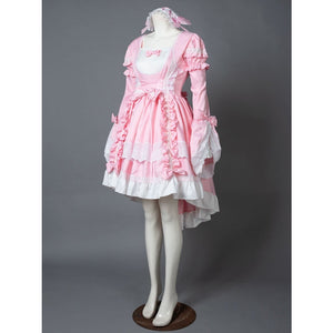 Court Maid Lace Trim Bow Princess Lolita Kawaii Dress Mp006100
