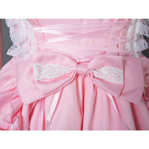 Court Maid Lace Trim Bow Princess Lolita Kawaii Dress Mp006100