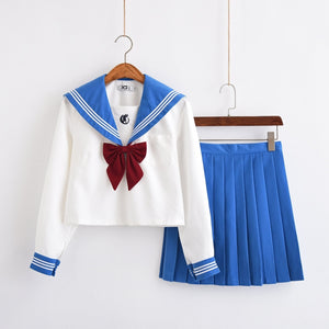 Crush Sailor Youth Girls School Uniform Blue / S