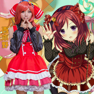 Love Live Tojo/ Umi/ Eli/ Hanayo/Nico/Rin Candy Maid Lolita Dress Cosplay Costume J00500
