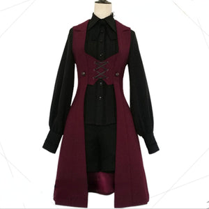 PRE-SALE Medieval Retro Dark Handsome Lolita Long Vest