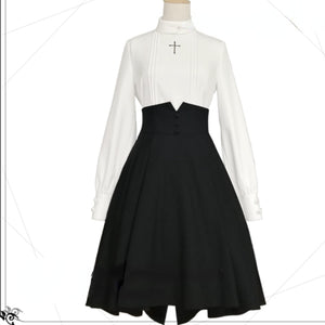 PRE-SALE British Retro Gothic High Waist Lolita Skirt