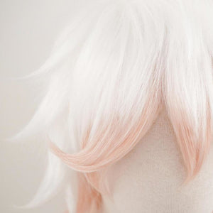 Danganronpa Komaeda Nagito Cosplay Wig Fire-Like White Hair Mp005779 Wigs