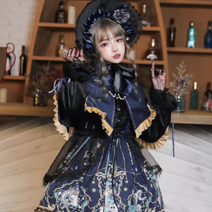 Vintage Gothic Lolita Long-sleeved Dress Sets S22602