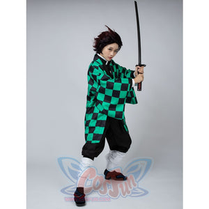 Demon Slayer:  Kimetsu No Yaiba Kamado Tanjirou Cosplay Costume Mp005092 Costumes