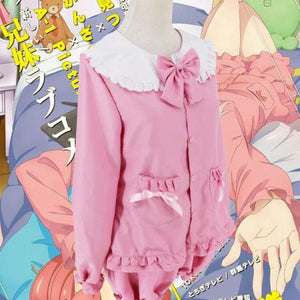 Eromanga Sensei Izumi Sagiri Cute Pajamas Nightgown Sleepwear Tops Pants Uniform Outfit Anime