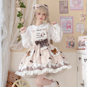 Daily Sweet and Lovely Cherry Lolita Jumper Skirt