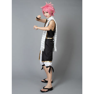 Fairy Tail Natsu Cosplay Costumes Outfits With Scarf Mp000115