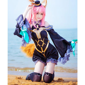Fate Extra Black Magician Tamamo No Mae Uniform Outfit Anime Cosplay Costumes