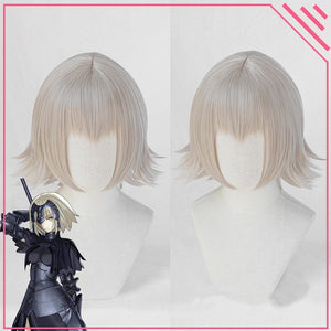 Fate Grand Order Avenger Jeanne Darc Alter Cosplay Wig Joan Of Arc Bob Hair Mp005755 Wigs