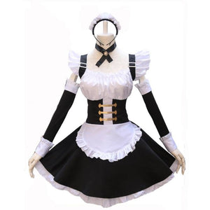 Fate Grand Order Tamamo No Mae Costumes Cosplay Lolita Maid Dress For Girls Waitress Mp005983 Cloth