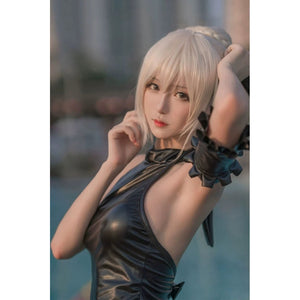 Fate/stay Night Arturia Pendragon Alter Saber Cosplay Costume Women Swimsuit Costumes