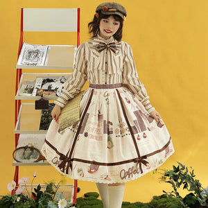 Chocolate Daily Sweet Lolita Medium Skirt