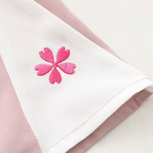 Flower Embroidery Bow Knot Wide Leg Pants