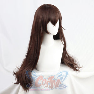 Game Genshin Impact Amber Cosplay Wig Brown Long Hair C00147 Wigs