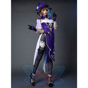 Game Genshin Impact Lisa Cosplay Costume C00055 Costumes