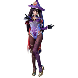 Game Genshin Impact Mona Cosplay Costume C00077 104 / Xs Costumes