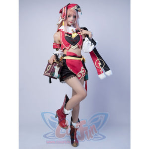 Game Genshin Impact Yanfei Cosplay Costume Jacquard Version C00480 Costumes