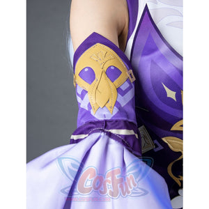 Game Genshin Impact Yuheng Of The Qixing Keqing Cosplay Costume Mp006230 Costumes