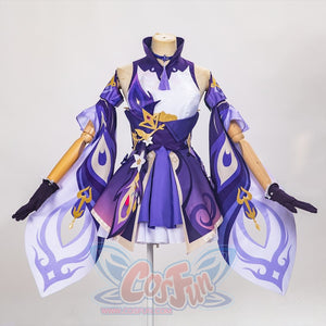 Game Genshin Impact Yuheng Of The Qixing Keqing Cosplay Costume Mp006230 Xs Costumes