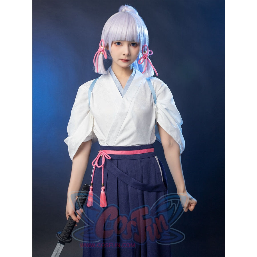 Game Genshin Inazuma Kamisato Ayaka Cosplay Costume C02056 Costumes