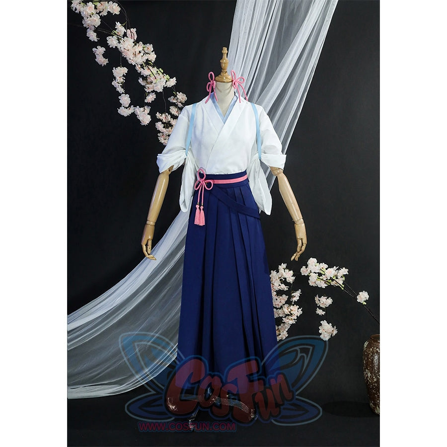 Game Genshin Inazuma Kamisato Ayaka Cosplay Costume C02056 Xs / Female Costumes