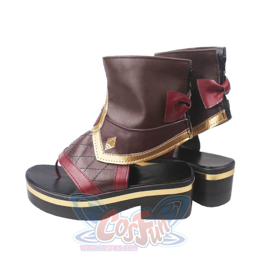 Game Genshin Inazuma Kuki Shinobu Cosplay Shoes C02063 & Boots
