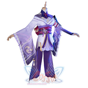 Genshin Impact Baal Electro Archon Raiden Shogun Cosplay Costume C00685 Costumes