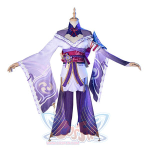 Genshin Impact Baal Electro Archon Raiden Shogun Cosplay Costume C00685 Women / Xs Costumes