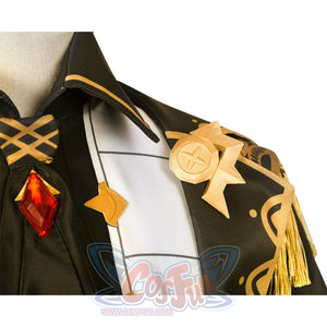 Genshin Impact Diluc Cosplay Costume Brown Version C00350 Costumes