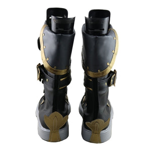 Genshin Impact Diluc Ragnvindr Cosplay Shoes Golden Version C00101 & Boots