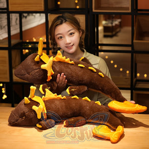Genshin Impact Exuvia Zhongli Dragon Cosplay Plush Doll C07558