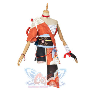 Genshin Impact Frolicking Flames Yoimiya Cosplay Costume C00686 Costumes