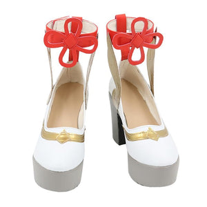 Genshin Impact Ganyu Cosplay Shoes High Heels Mp006336 #35(22.5Cm) & Boots