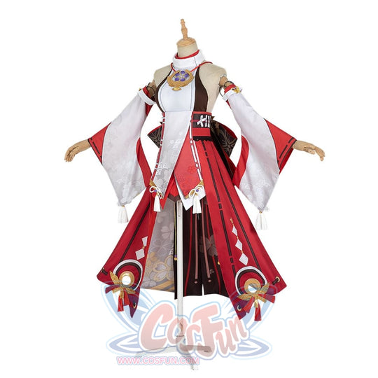 Genshin Impact Guuji Yae Miko Cosplay Costume C00635 Xs / Women Costumes