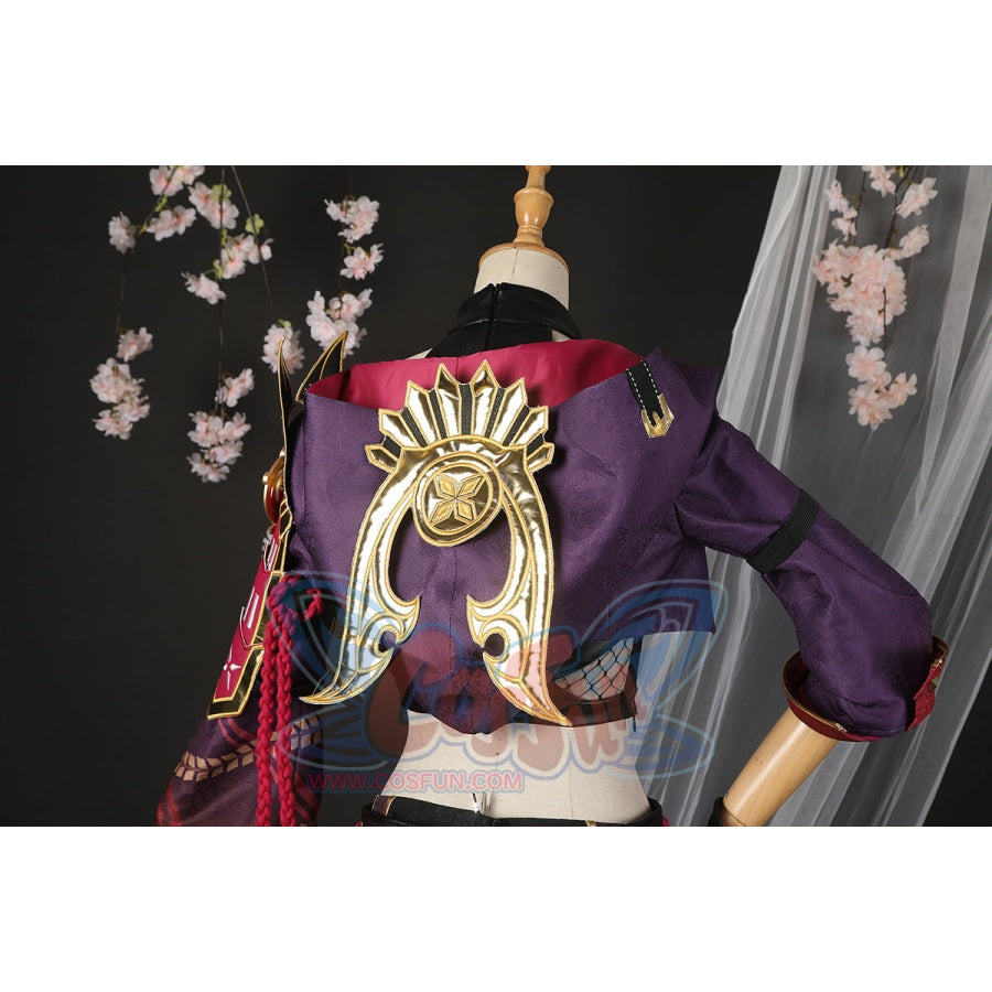 Genshin Impact Inazuma Kuki Shinobu Cosplay Costume Jacquard Version C02058 Costumes