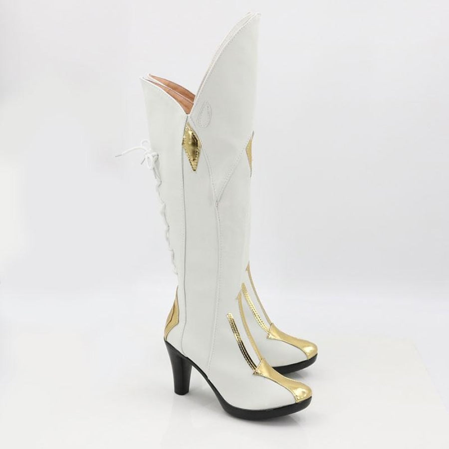 Genshin Impact Jean Cosplay Shoes Women Boots C00110 &