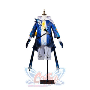 Genshin Impact Knights Of Favonius Mika Cosplay Costume C07528 A Xs-Costume Costumes
