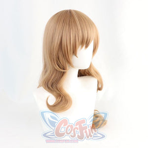 Genshin Impact Lisa Cosplay Wig Brown Curly Hair C00406 Cosplay