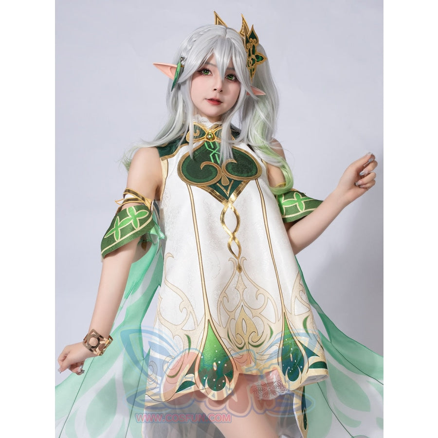 Genshin Impact Nahida/Lesser Lord Kusanali Cosplay Costume C02945 Aa Costumes