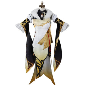 Genshin Impact Ning Guang Cosplay Costumes S / Outfit