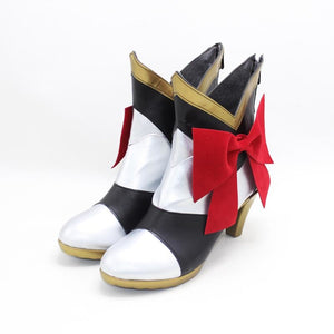 Genshin Impact Noelle Cosplay Shoes Women Boots C00385 &