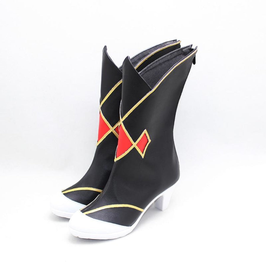 Genshin Impact Rosaria Cosplay Shoes Women Boots C00384 &